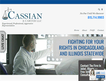 Tablet Screenshot of cassiancarterlaw.com